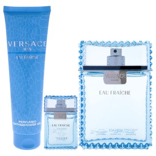 Foto 2 | Foto 2 | Set De Regalo Perfume Versace Man Eau Fraiche Para Hombre 3 Piezas - Venta Internacional.