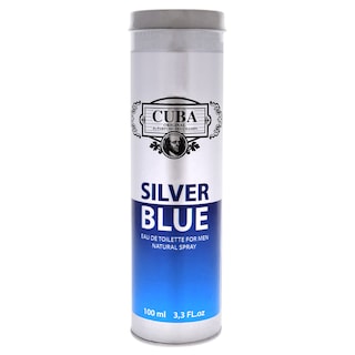 Foto 4 | Foto 4 | Perfume Cuba Cuba Plata Azul Edt Spray para Hombres 100 ml - Venta Internacional