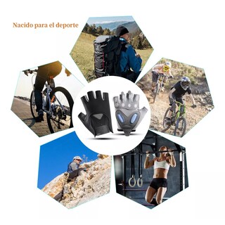 Foto 2 | Foto 2 | Guantes Gym Talla Ch/m Eo Safe Imports Esi-16952 Negro