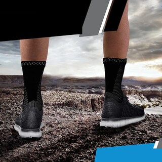 Foto 2 | Foto 2 | Tobilleras de Compresión Deportiva Negro Talla Mediana