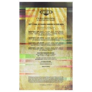 Foto 7 | Foto 7 | Estuche para Hombre Cuba America 4 Piezas-Venta Internacional