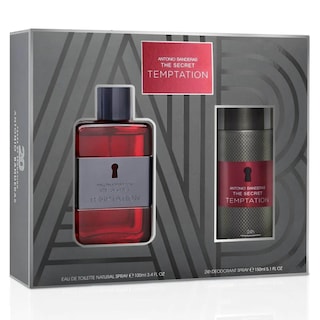 Foto 1 | Foto 1 | Set Antonio Banderas The Secret Temptation 2 PZAS 100 ML Edt Spray / Desodorante 150 ML Spray