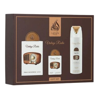 Foto 2 | Foto 2 | Lattafa Vintage Radio Gift Set 3 Piezas