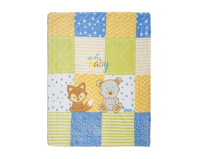 Foto 1 | Foto 1 | Cobijita Conformink para Cunero Luxy Baby Mink color Azul Baby Animals