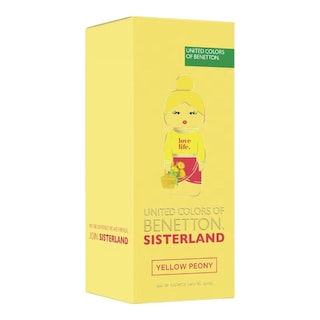 Foto 2 | Foto 2 | Benetton Sisterland Yellow Peony Edt 80 Ml - Fragancia Floral Frutal para Mujeres