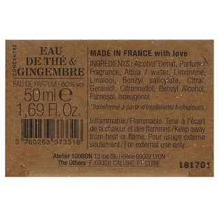 Foto 5 | Foto 5 | Fragrance 100bon Eau De The & Gingembre Té & Jengibre 1 L - Venta Internacional