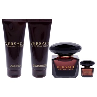 Foto 2 | Foto 2 | Set De Regalo Perfume Versace Crystal Noir Para Mujer, 4 Piezas - Venta Internacional.