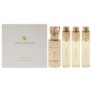 Foto 1 | Foto 1 | Miniset de Regalo Perfume Swiss Arabian Oud 01 4 Piezas 3 X 10 Ml Unisex - Venta Internacional
