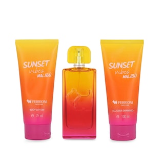 Foto 1 | Foto 1 | Set Perfume Ferrioni Sunset Vibes Malibu 3 piezas para Mujer
