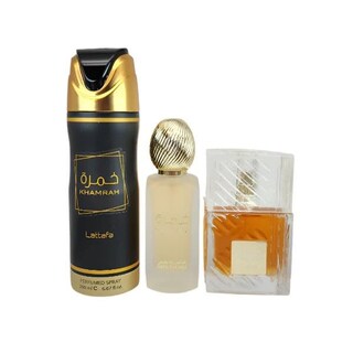 Foto 3 | Foto 3 | Set de Perfume Lattafa Khamrah 3 Piezas para Mujer-Venta Internacional