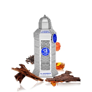 Foto 4 | Foto 4 | Perfume Al Haramain 50 Years Platinum Oud Eau De Parfum, 100 Ml - Venta Internacional.