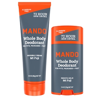 Foto 1 | Foto 1 | Desodorante Mando, Crema Invisible Para Todo El Cuerpo, Tubo De 90 Ml Y Barra Sólida De 75 G - Venta Internacional.