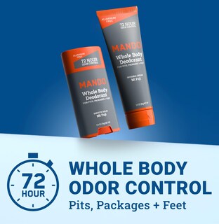 Foto 3 | Foto 3 | Desodorante Mando, Crema Invisible Para Todo El Cuerpo, Tubo De 90 Ml Y Barra Sólida De 75 G - Venta Internacional.