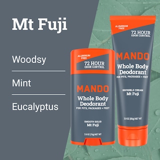 Foto 4 | Foto 4 | Desodorante Mando, Crema Invisible Para Todo El Cuerpo, Tubo De 90 Ml Y Barra Sólida De 75 G - Venta Internacional.