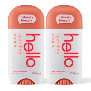 Foto 1 | Foto 1 | Desodorante Hello Peach, Sin Aluminio, 76 Ml, Para Mujeres Y Hombres, Paquete De 2 - Venta Internacional.