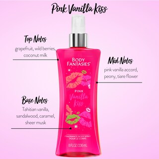 Foto 2 | Foto 2 | Perfume Corporal Body Fantasies Pink Vanilla Kiss 236 Ml - Venta Internacional.