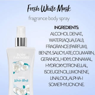 Foto 7 | Foto 7 | Perfume Corporal Body Fantasies Fresh White Musk 236 Ml - Venta Internacional.