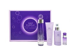 Set Perry Ellis 360 Purple Perfume 100 ml 4 Piezas