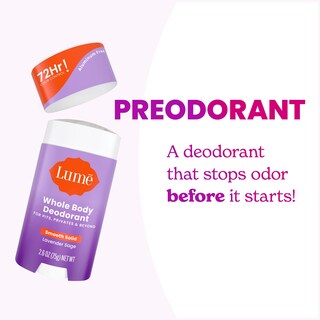 Foto 5 | Foto 5 | Desodorante Lume Whole Body Smooth Solid Stick, 72 G, Lavanda Y Salvia - Venta Internacional.