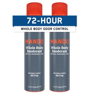 Foto 1 | Foto 1 | Desodorante En Aerosol Mando Whole Body Men, 72 Horas, Control De Olores, 100 Ml, 2 Unidades - Venta Internacional.