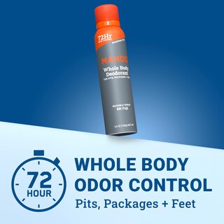 Foto 2 | Foto 2 | Desodorante En Aerosol Mando Whole Body Men, 72 Horas, Control De Olores, 100 Ml, 2 Unidades - Venta Internacional.