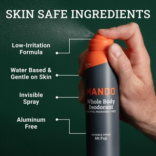Foto 3 | Foto 3 | Desodorante En Aerosol Mando Whole Body Men, 72 Horas, Control De Olores, 100 Ml, 2 Unidades - Venta Internacional.