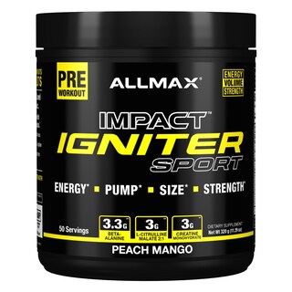 Foto 1 | Foto 1 | Suplemento Allmax Igniter Sport Melocotón Y Mango 320 G - Venta Internacional.