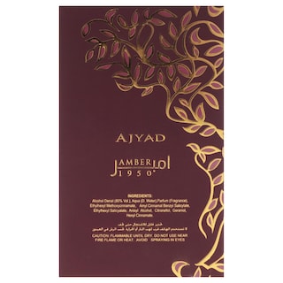 Foto 7 | Foto 7 | Perfume Ajyad Amber Para Mujer Eau De Parfum 100 Ml - Venta Internacional.
