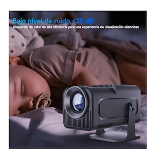Foto 4 | Foto 4 | Proyector Hy320 Hd 4k 1080p Android 11 Wifi 390 Gris