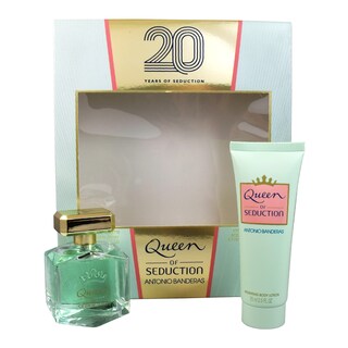 Foto 1 | Foto 1 | Set 2 Piezas para Mujer Antonio Banderas Queen Of Seduction 20 Years 80 ml Edt Spray más Body Lotion 75 ml