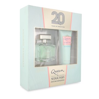 Foto 2 | Foto 2 | Set 2 Piezas para Mujer Antonio Banderas Queen Of Seduction 20 Years 80 ml Edt Spray más Body Lotion 75 ml