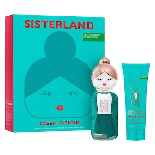 Foto 1 | Foto 1 | Set Perfume Benetton Sisterland Green Jasmine Eau de Toilette 80 ml + Body Lotion 75 ml