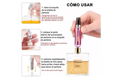 Foto 3 | Foto 3 | Miniatomizador Xtellar 6 Piezas de 5 ml C/U