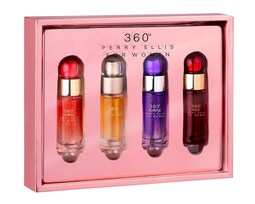 Mini Set 4 Piezas 360 Para Mujer De Perry Ellis 7 5ml