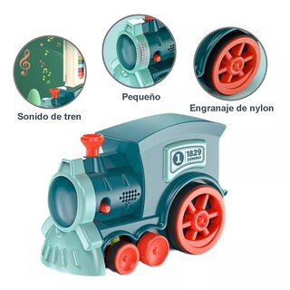 Foto 2 | Foto 2 | Juego Tren Dominó Vehículos para Niños 180 Piezas