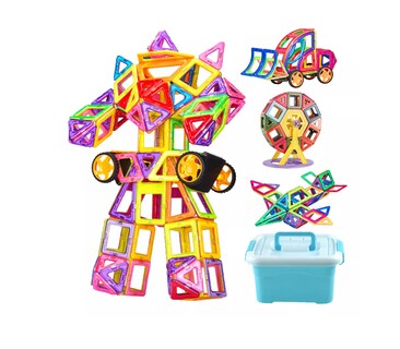 Foto 1 | Foto 1 | Bloques Magnéticos de Construcción Wünd 60 Piezas Multicolor