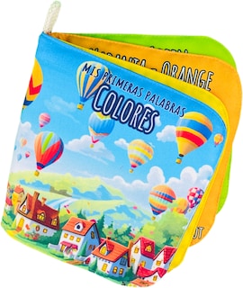 Foto 1 | Foto 1 | Libro De Tela Para Bebés Luulu-mis Primeras Palabras-colores-juguete Educativo Para Recién Nacidos.