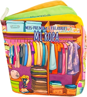 Foto 1 | Foto 1 | Libro De Tela Para Bebés Luulu- Mis Primeras Palabras-ropa-juguete Educativo Para Recién Nacidos.