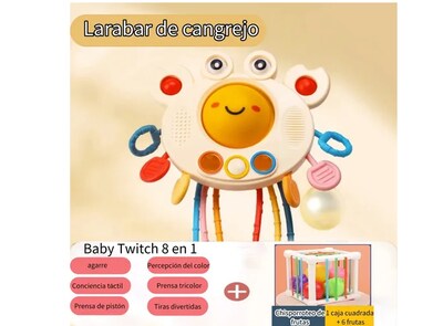 Foto 3 | Foto 3 | Juguete Xtellar Sensorial Y Educativo Para Bebés: Mordedera, Sonaja Y Estimulación