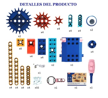 Foto 4 | Foto 4 | Bloques De Construcción Juguetes Para Niños Rc Robot Stem