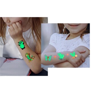 Foto 3 | Foto 3 | Tatuaje Luminoso Temporal Smilefun Mxlno-005 50 Plantillas En 5 Paquetes Multicolor