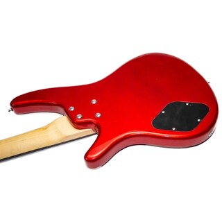 Foto 3 | Foto 3 | Bajo Eléctrico Deviser 5 Cuerdas color Rojo L-b35 Con Funda Cable