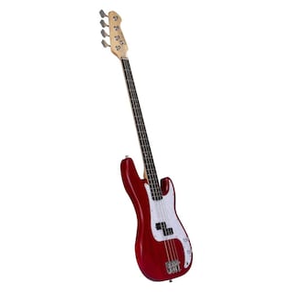 Foto 3 | Foto 3 | Bajo Eléctrico De 4 Cuerdas Serie Vintage Babilon Marcus Bass-rw Color Rojo 20 Trastes
