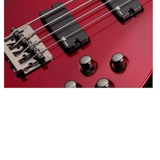 Foto 3 | Foto 3 | Bajo Eléctrico 4 Cuerdas Funda Sgr By Schecter C-4 Bass Rojo Metalico