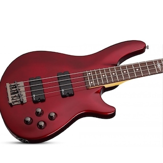 Foto 6 | Foto 6 | Bajo Eléctrico 4 Cuerdas Funda Sgr By Schecter C-4 Bass Rojo Metalico