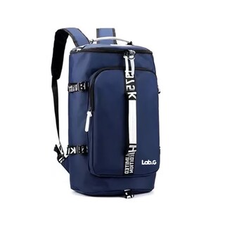 Foto 3 | Foto 3 | Maleta Back Pack Para Gym Lab.g, Azul Triangulos