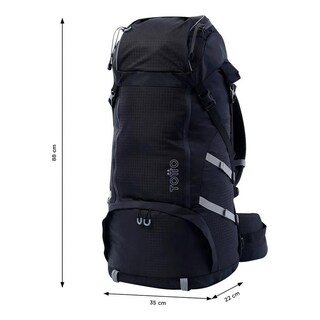 Foto 5 | Foto 5 | Totto Mochila De Viaje Ergonómica Con Correa Lumbar  Bolsillo Removible Y Protector Para Lluvia | Se Amarillo