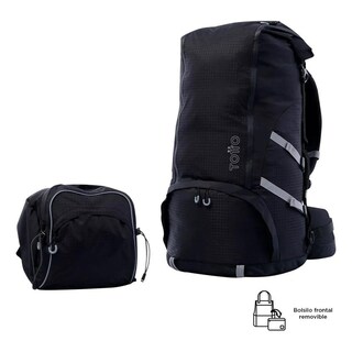 Foto 7 | Foto 7 | Totto Mochila De Viaje Ergonómica Con Correa Lumbar  Bolsillo Removible Y Protector Para Lluvia | Se Amarillo