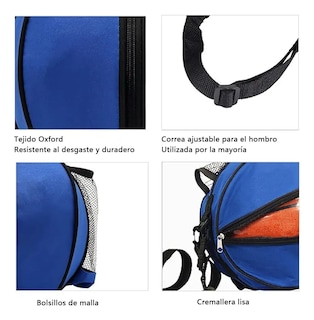 Foto 3 | Foto 3 | Bolsa De Fútbol Belug  Impermeable Para Pelota De Fútbol Básquetbol Azul
