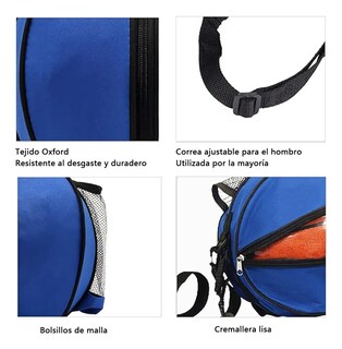 Foto 4 | Foto 4 | Bolsa De Fútbol Lab.g Impermeable Para Pelota De Fútbol Básquetbol Azul